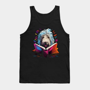 Komondor Reads Book Tank Top